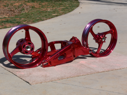 Candy Red over chrome