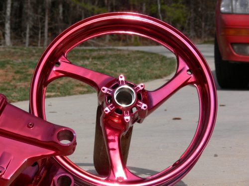 Candy Red over chrome