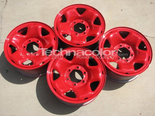 Mirror Red wheels